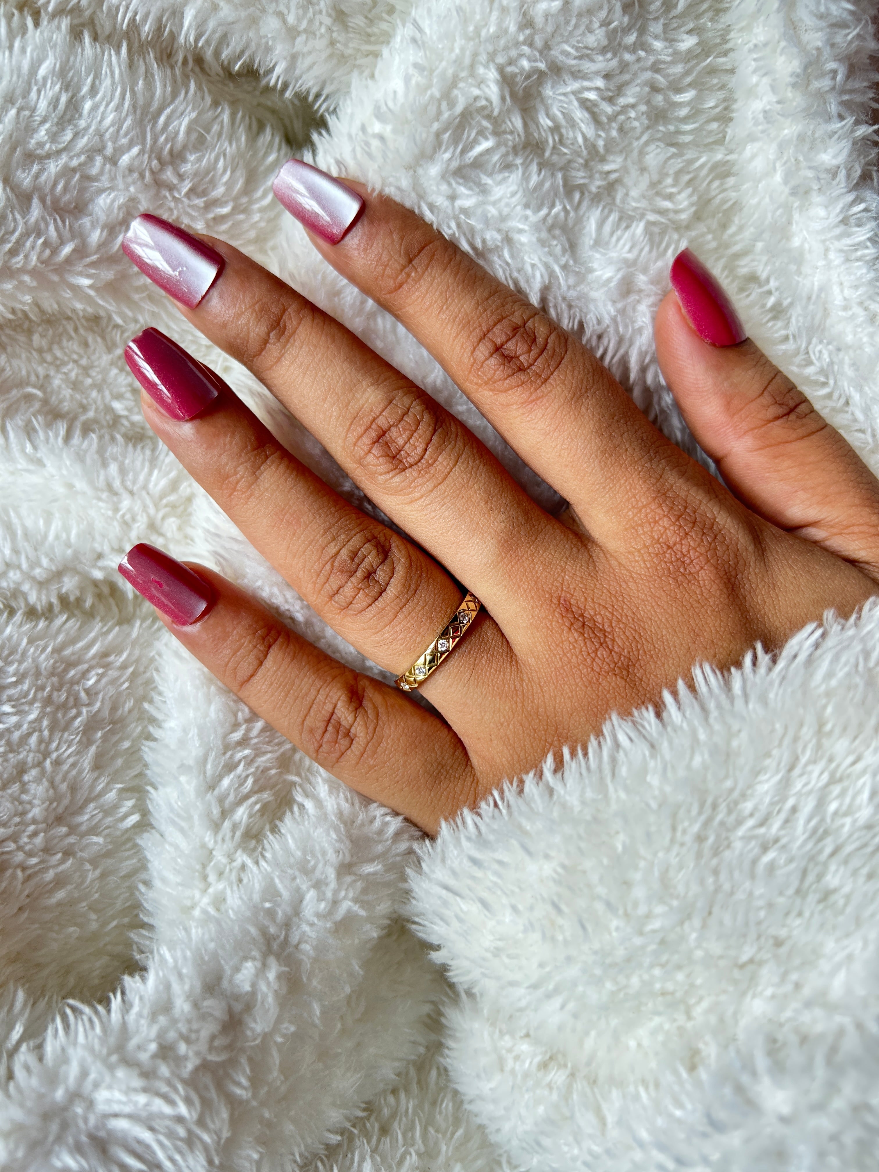 Aurora Lattice Ring Gold