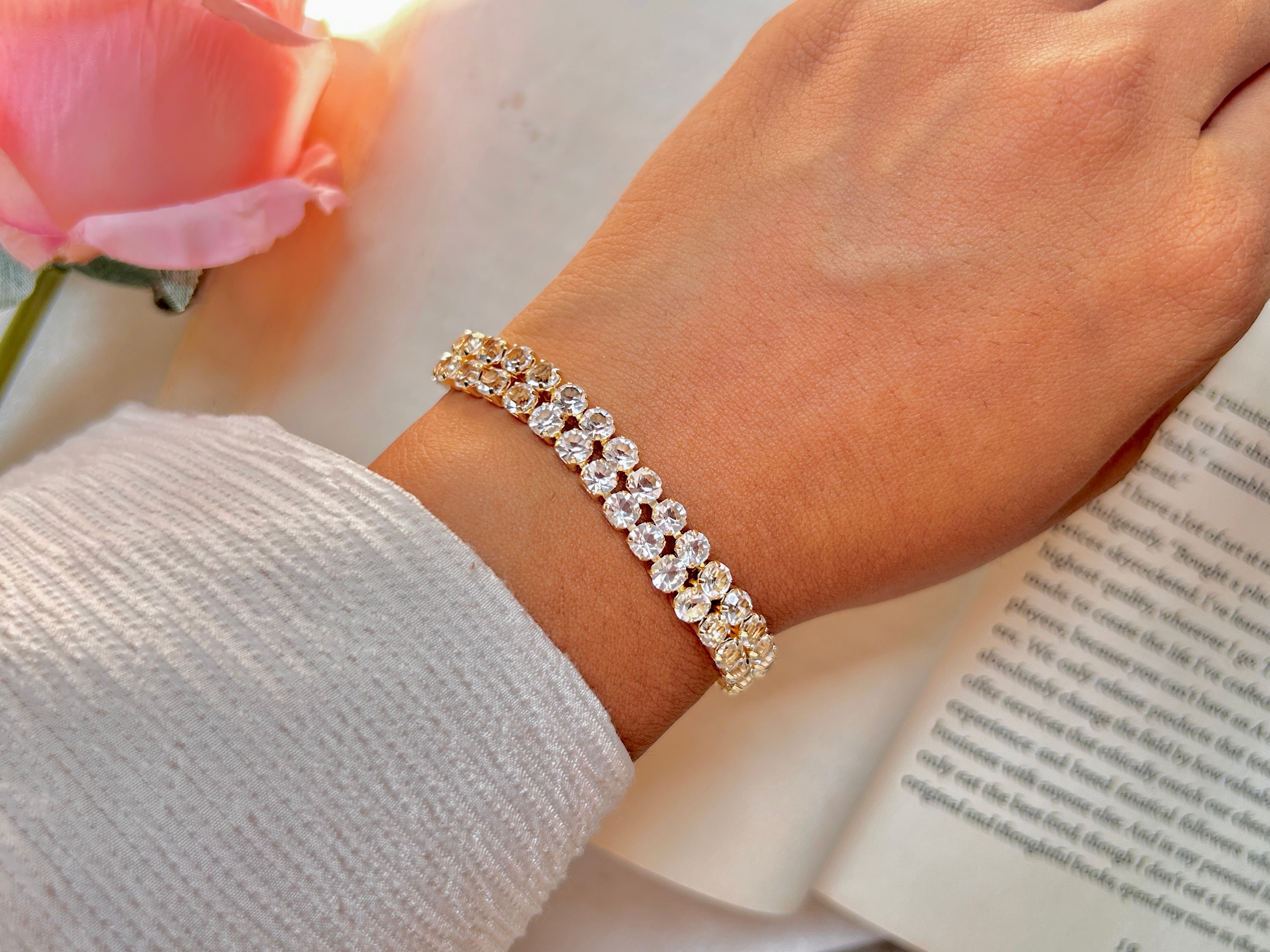Double Line Tennis Bracelet