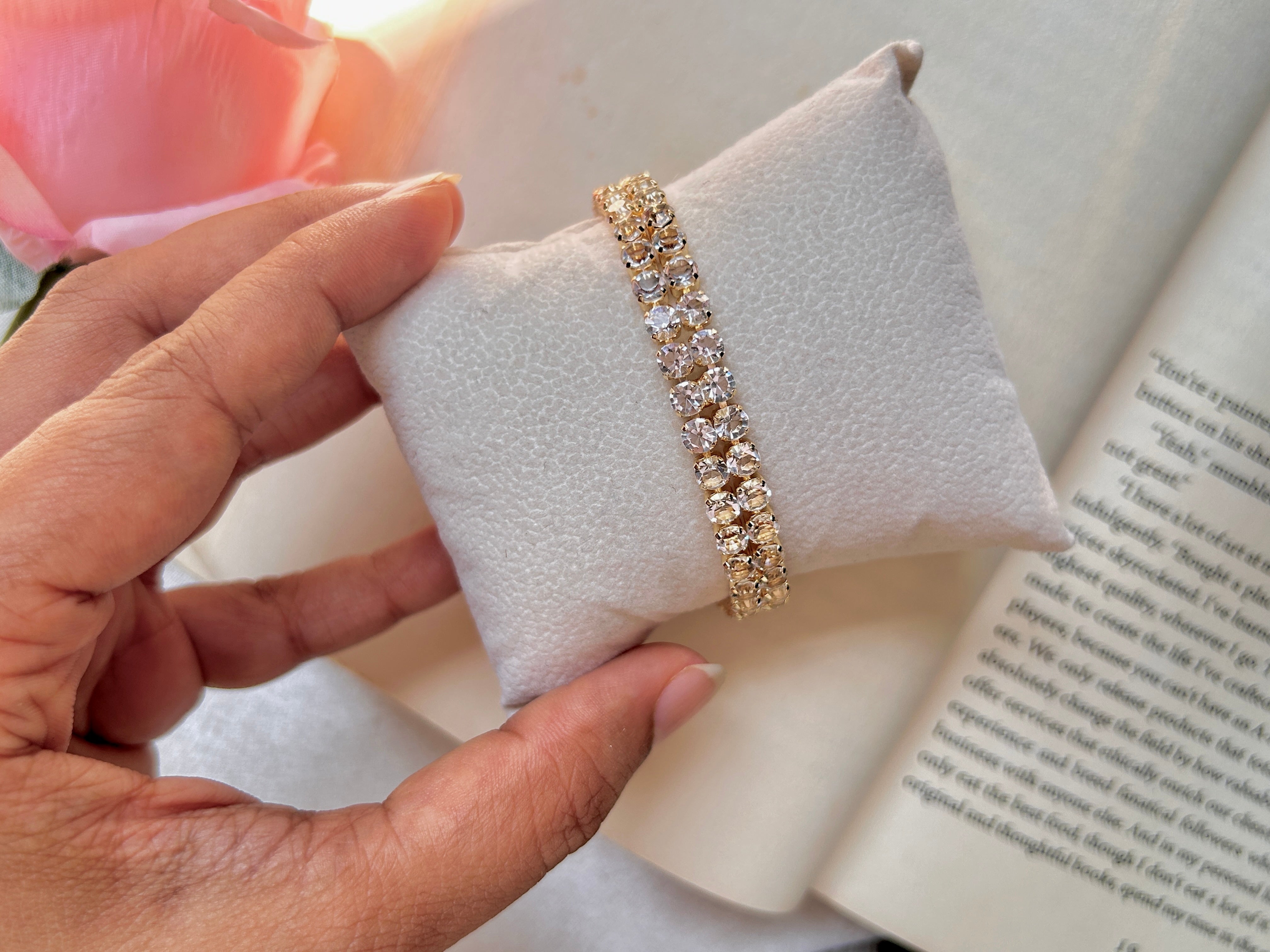 Double Line Tennis Bracelet