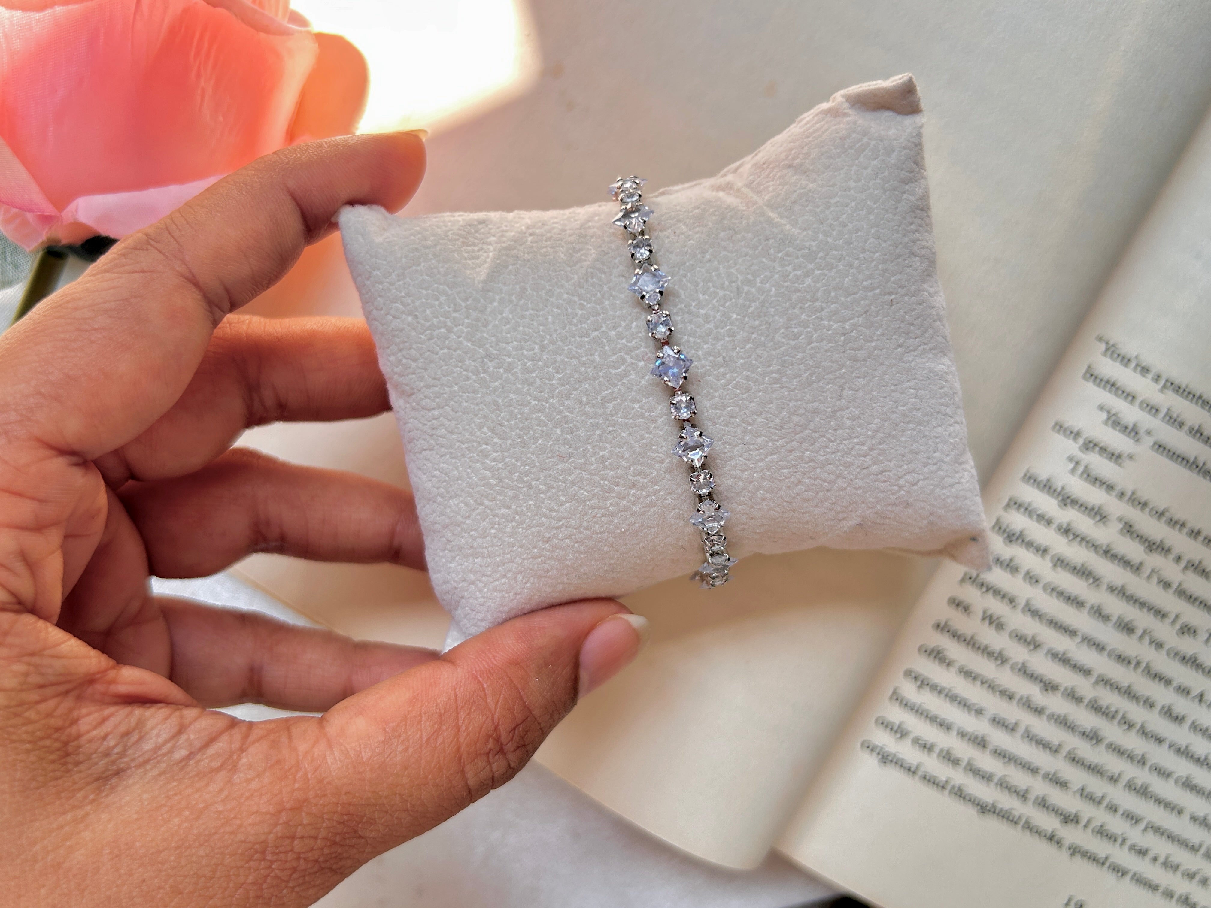Classic Diamond-Style Tennis Bracelet