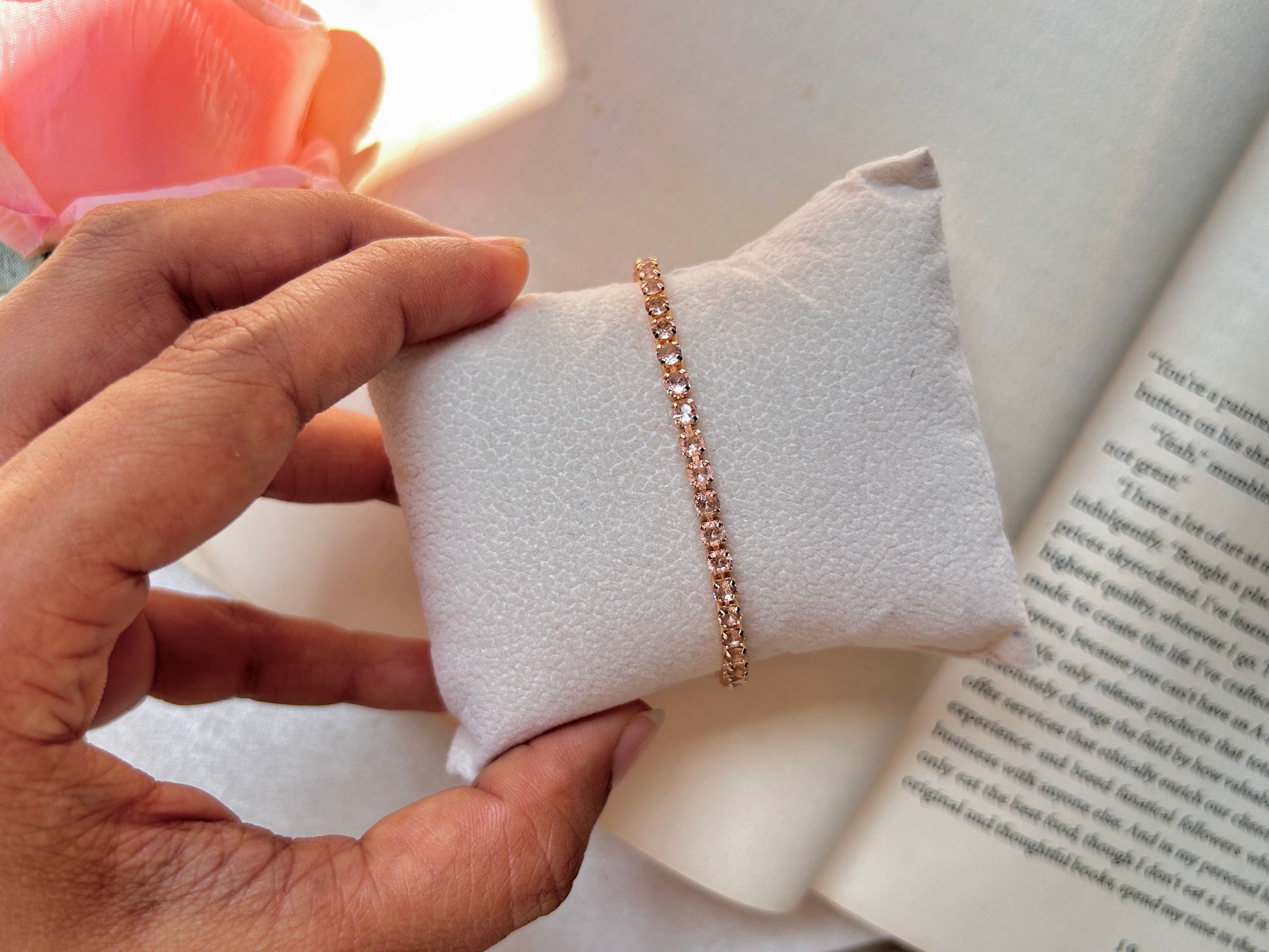 Slim Tennis Bracelet