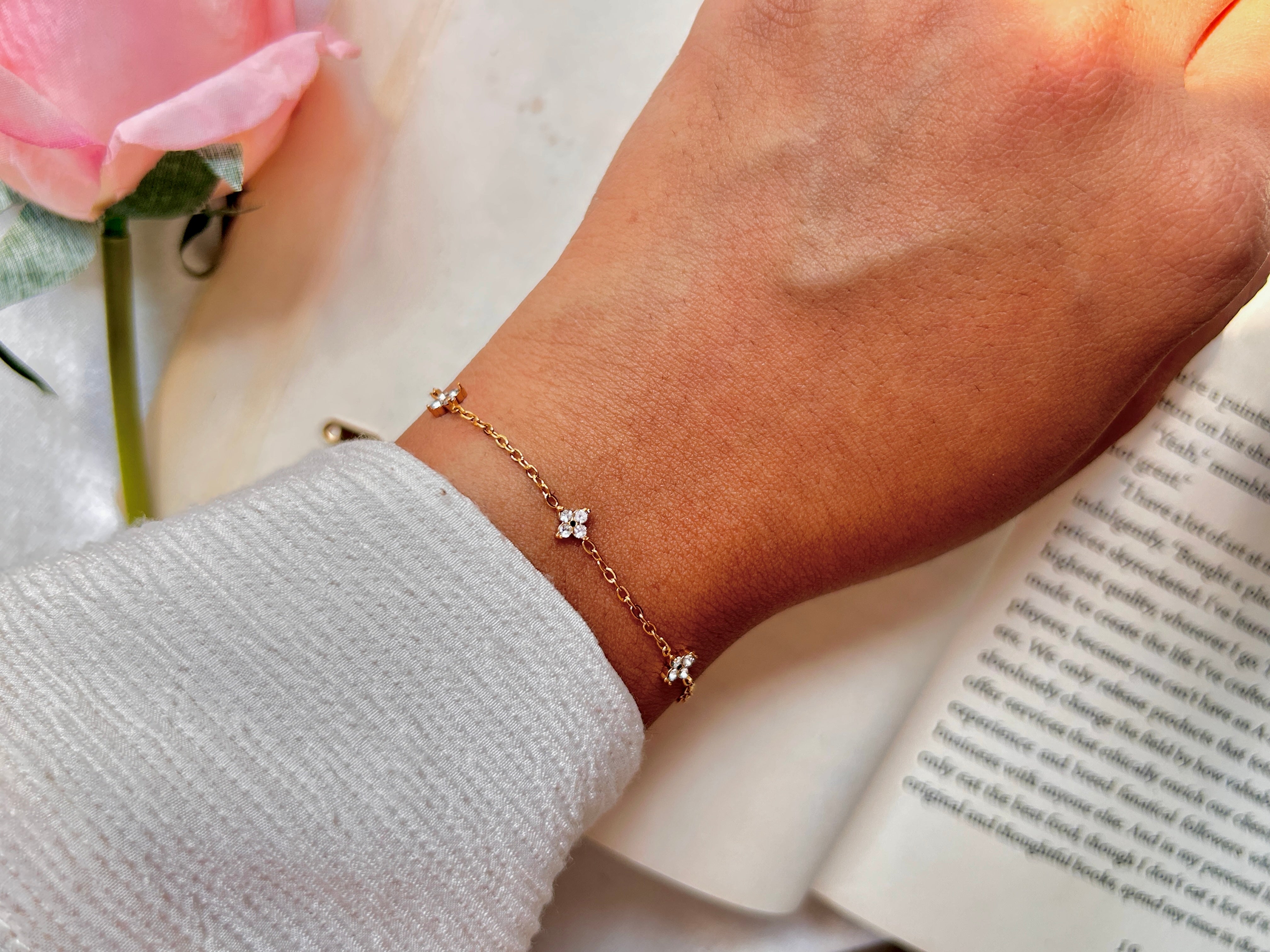 Floral Chain Bracelet