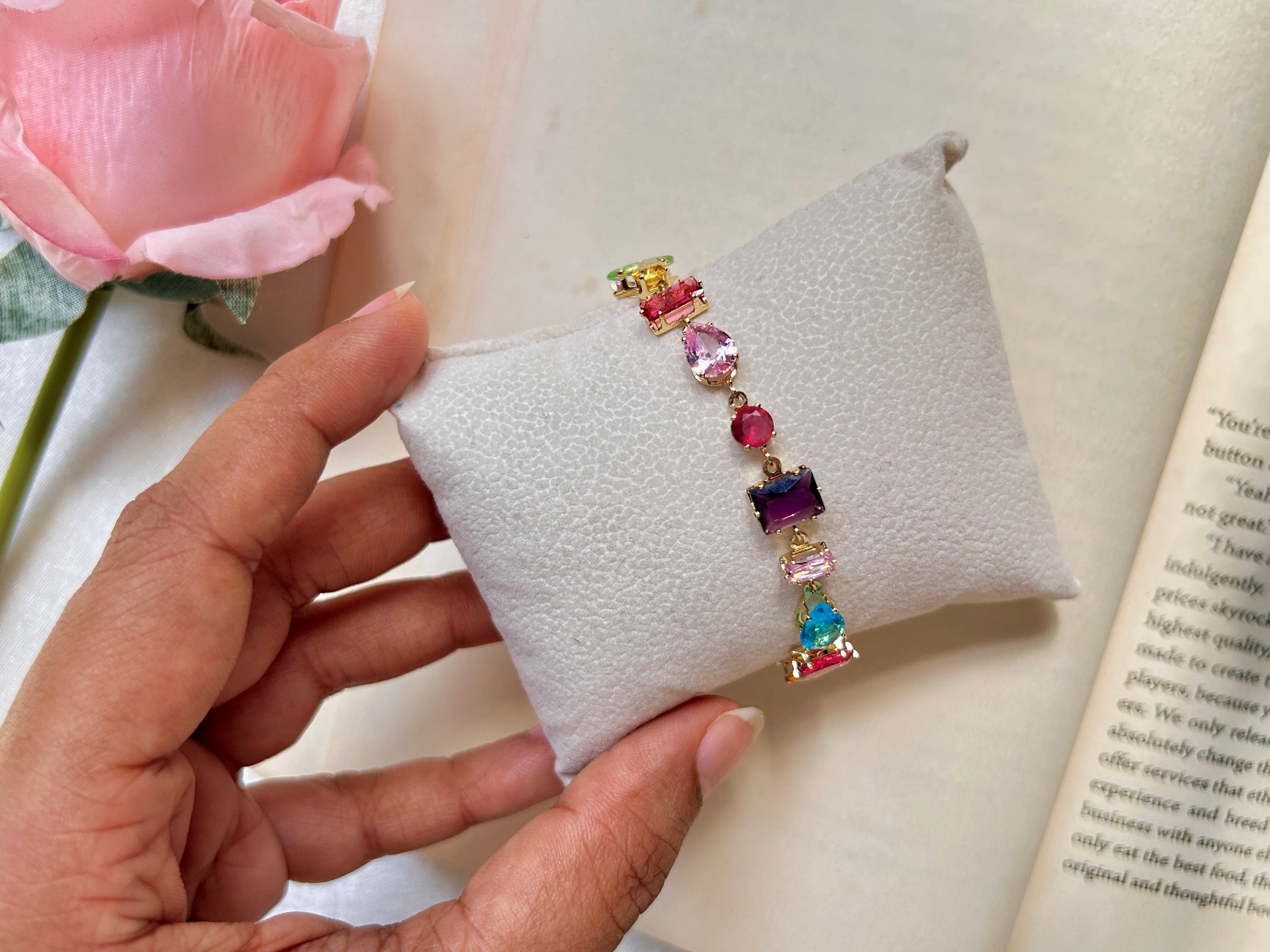 Multicolor Link Bracelet