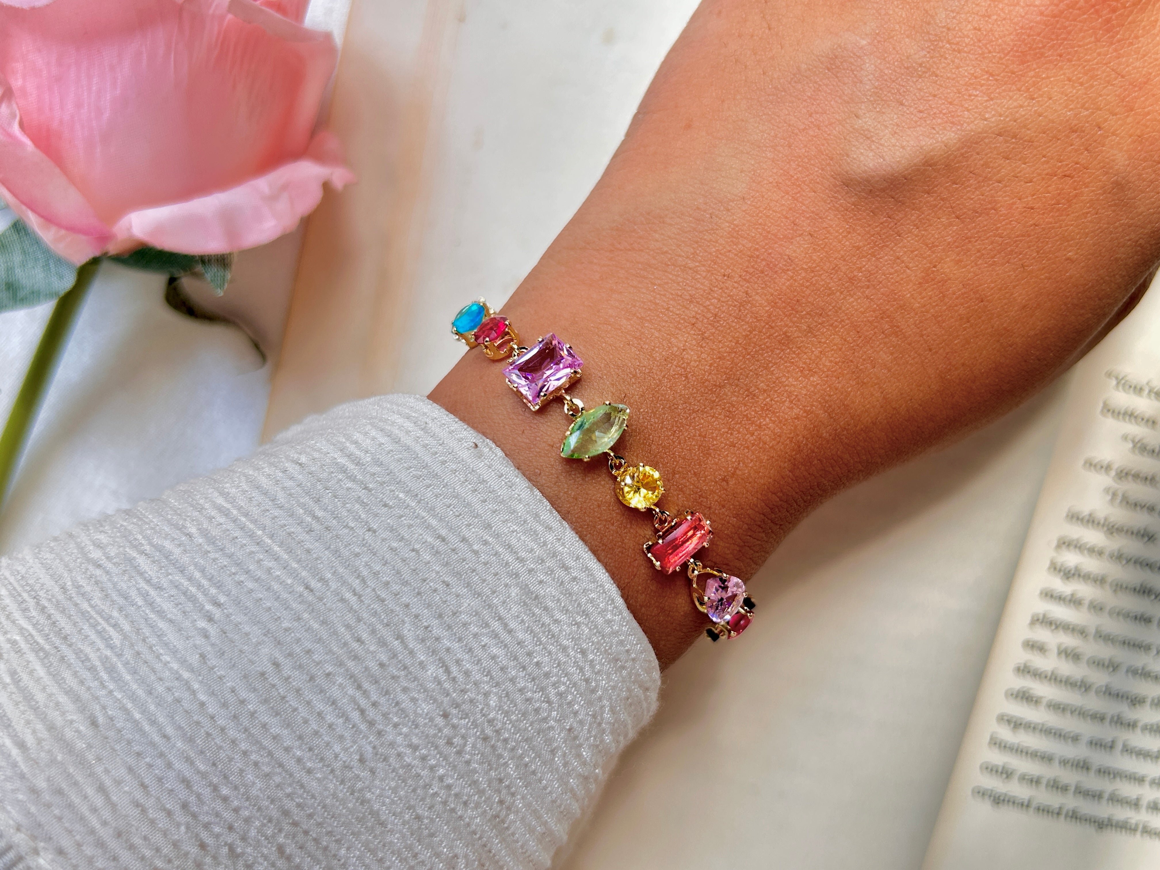 Multicolor Link Bracelet