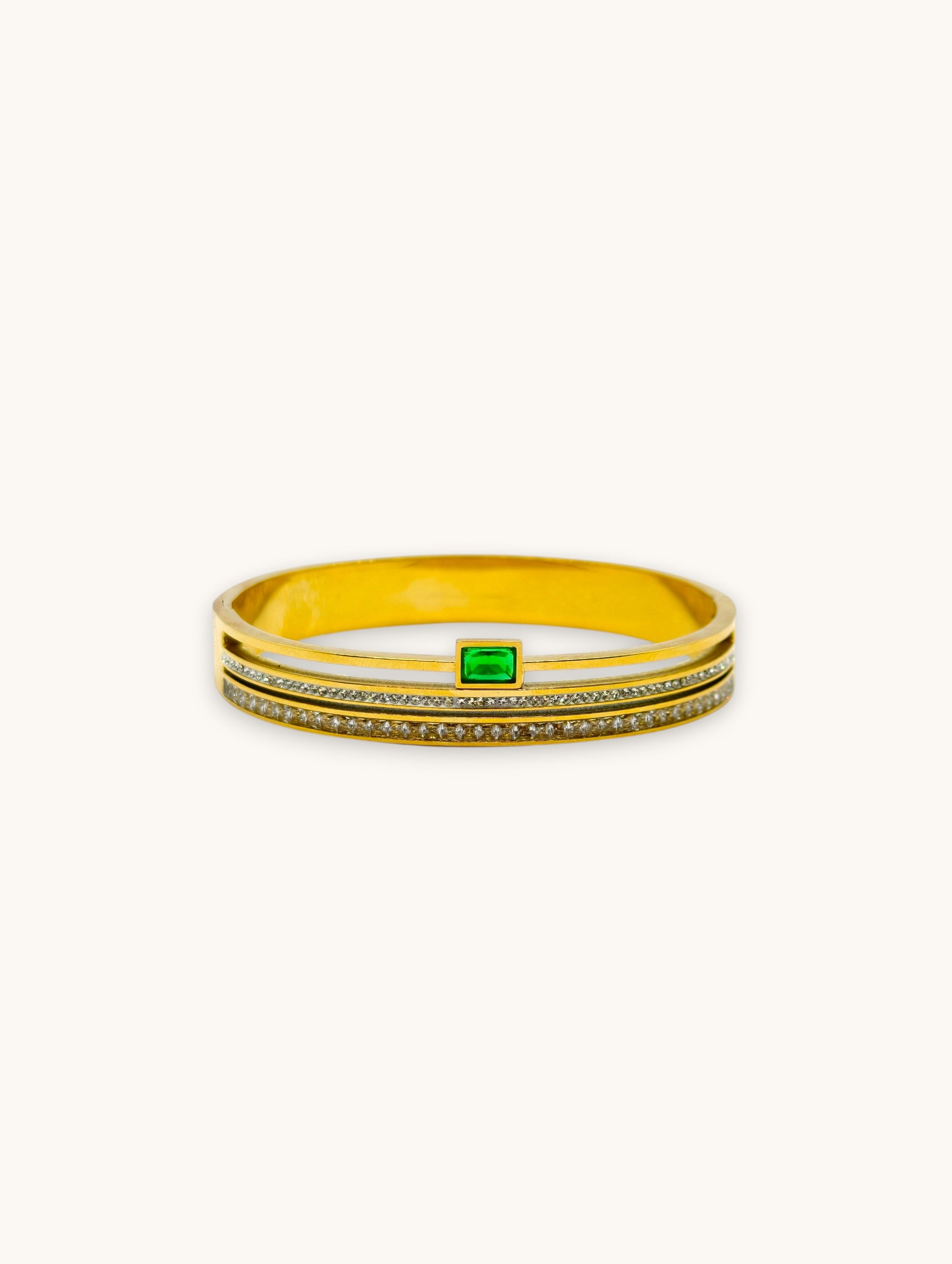 Emerald Glow Bangle