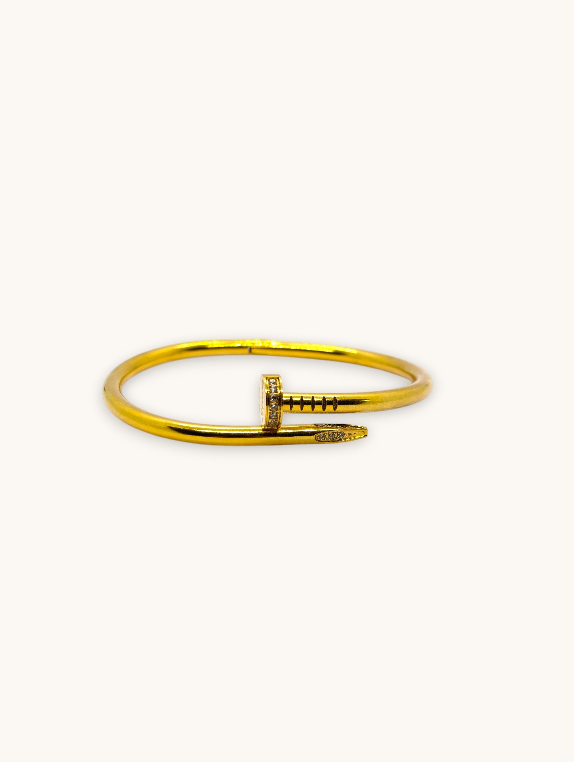 Golden Nail Bangle
