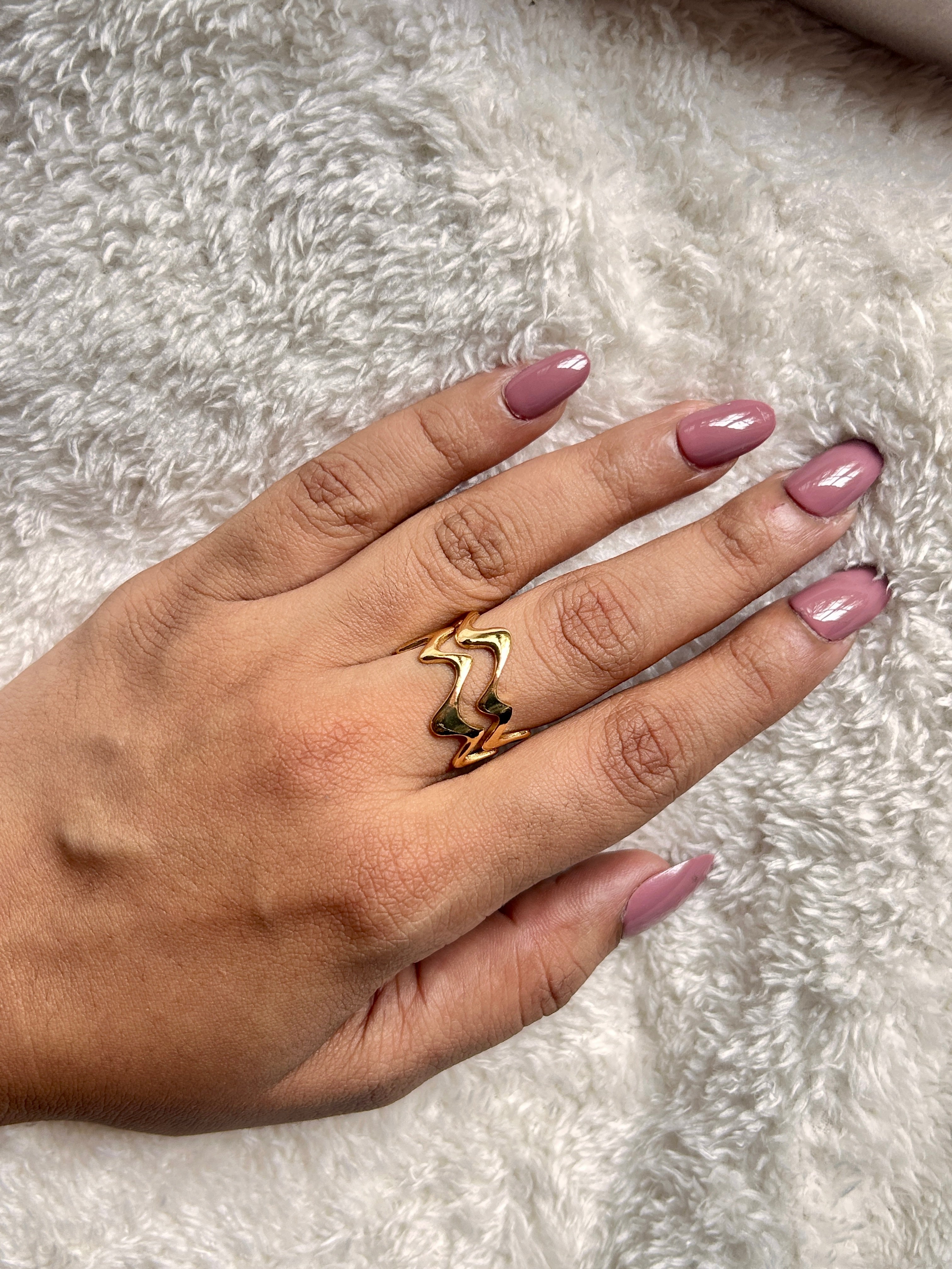 Molten Wave Ring