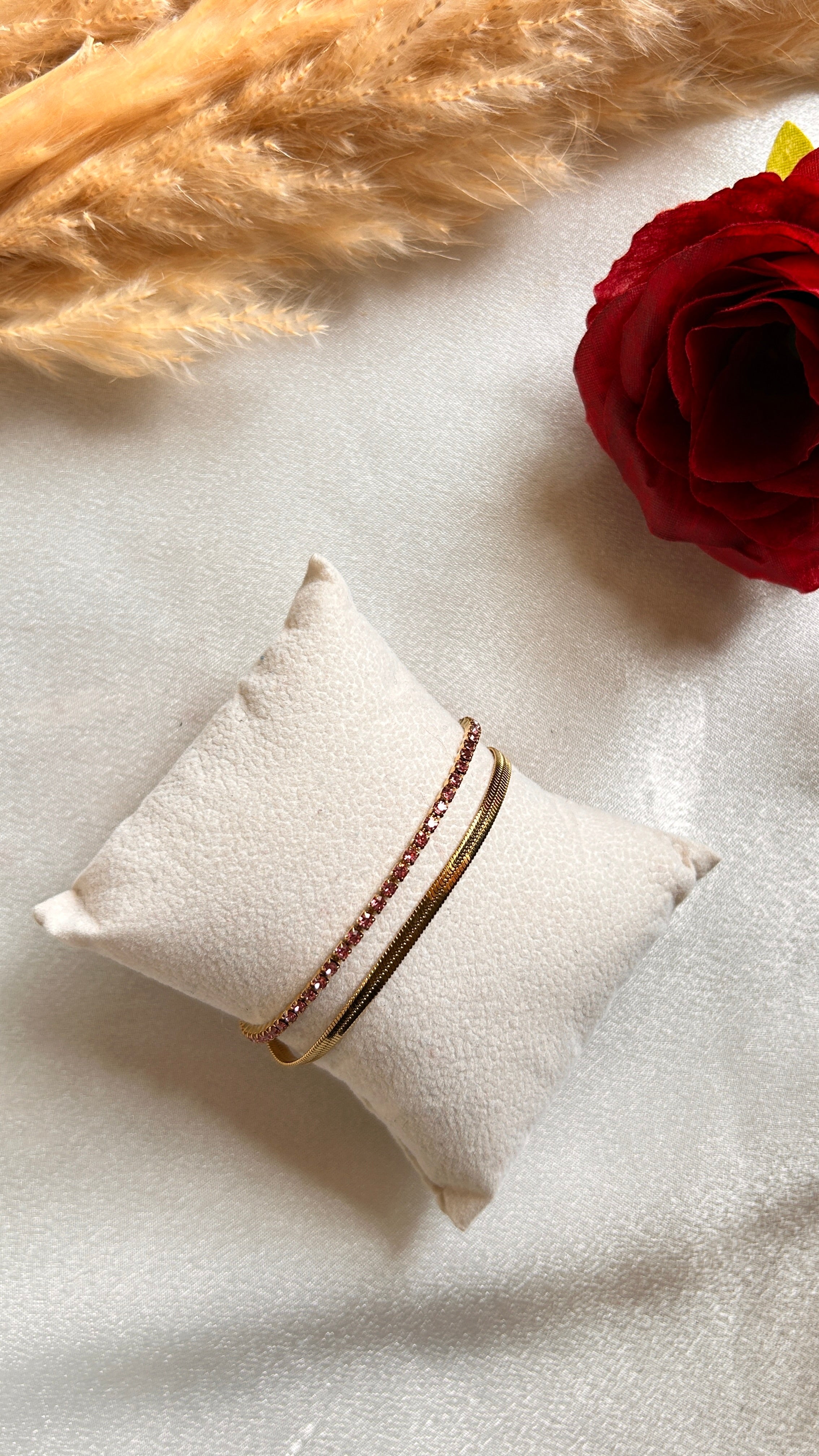 Statement Double Layer Snake Bracelet