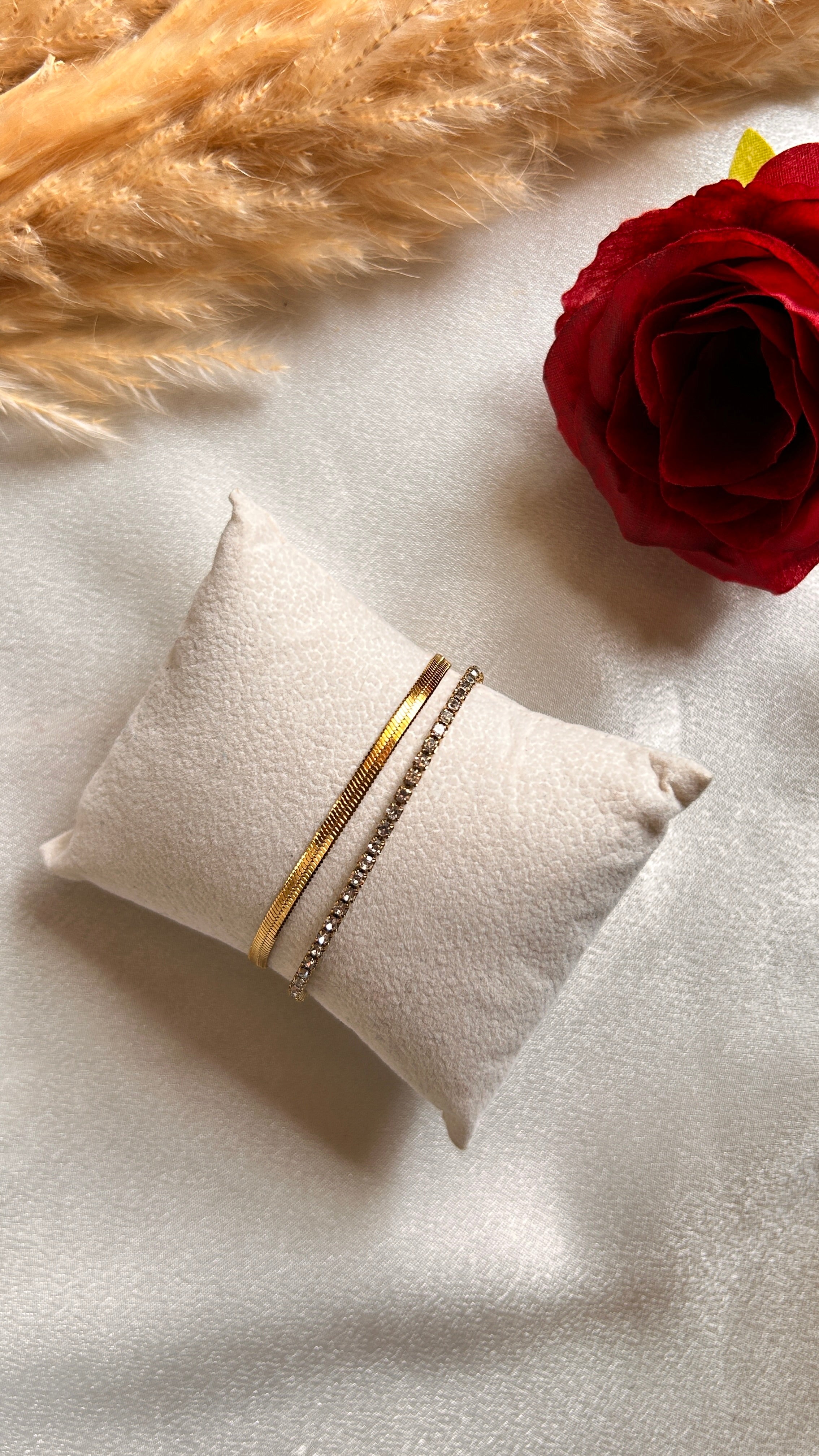 Statement Double Layer Snake Bracelet