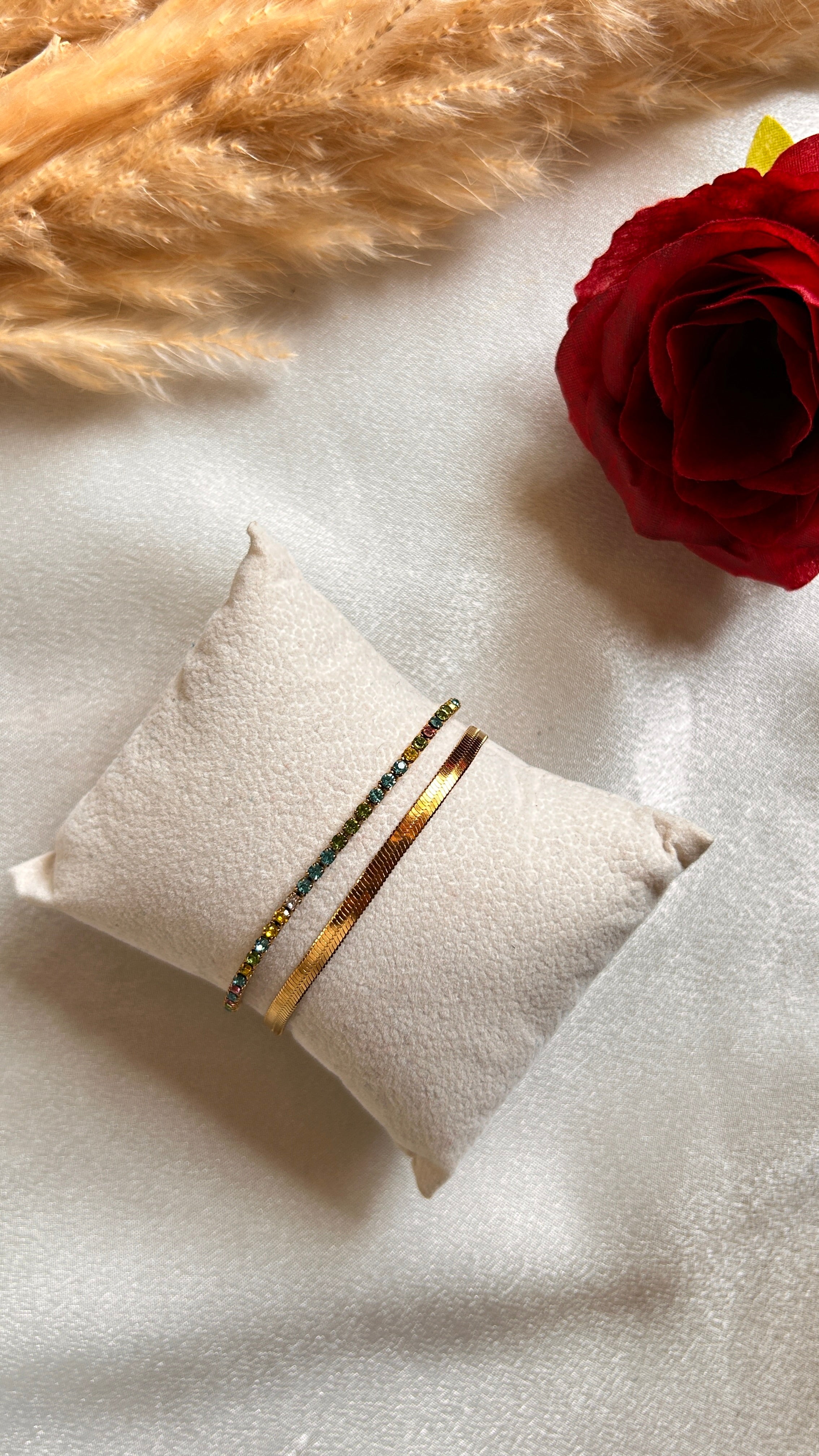 Statement Double Layer Snake Bracelet