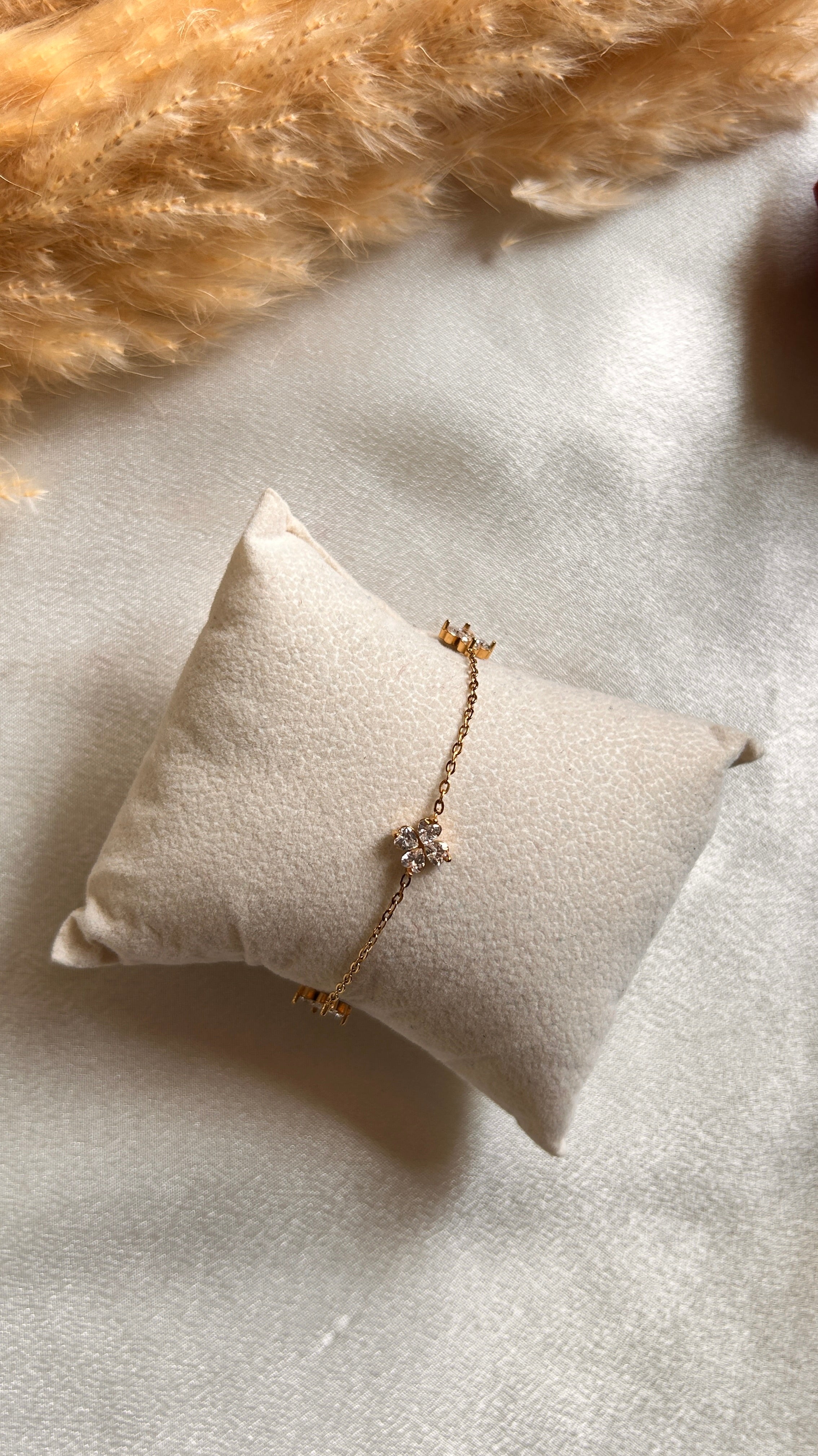 Flower Charm Bracelet
