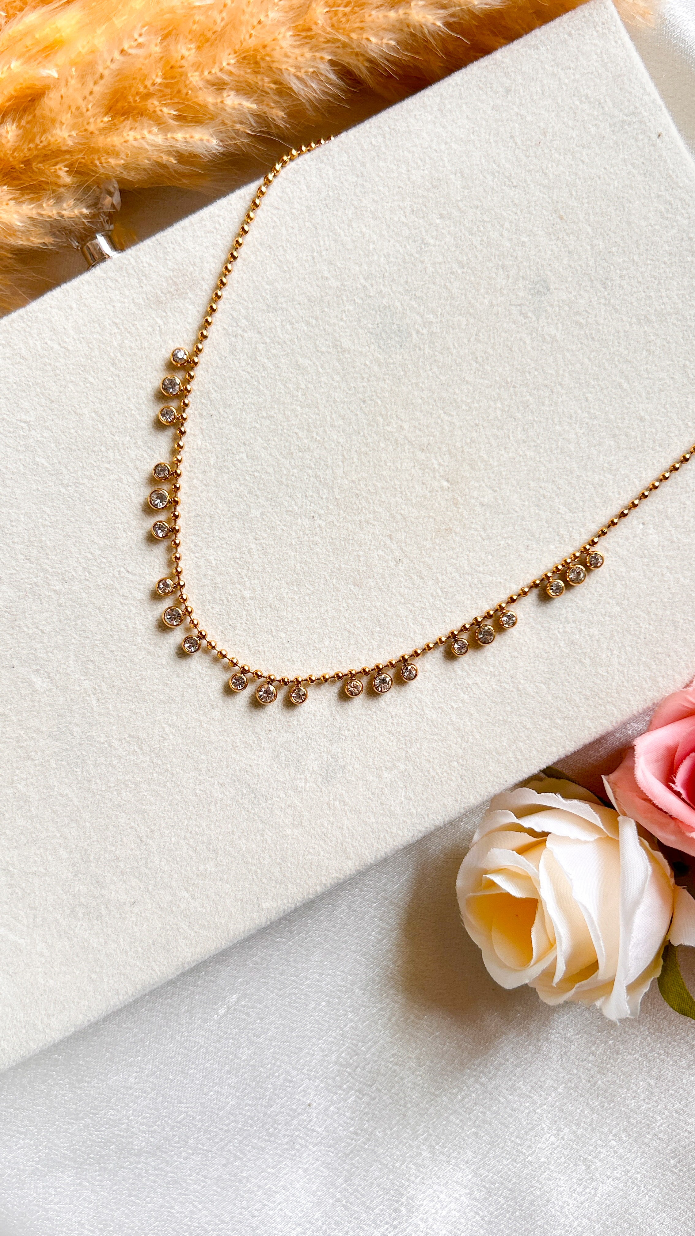 Stone Charm Necklace