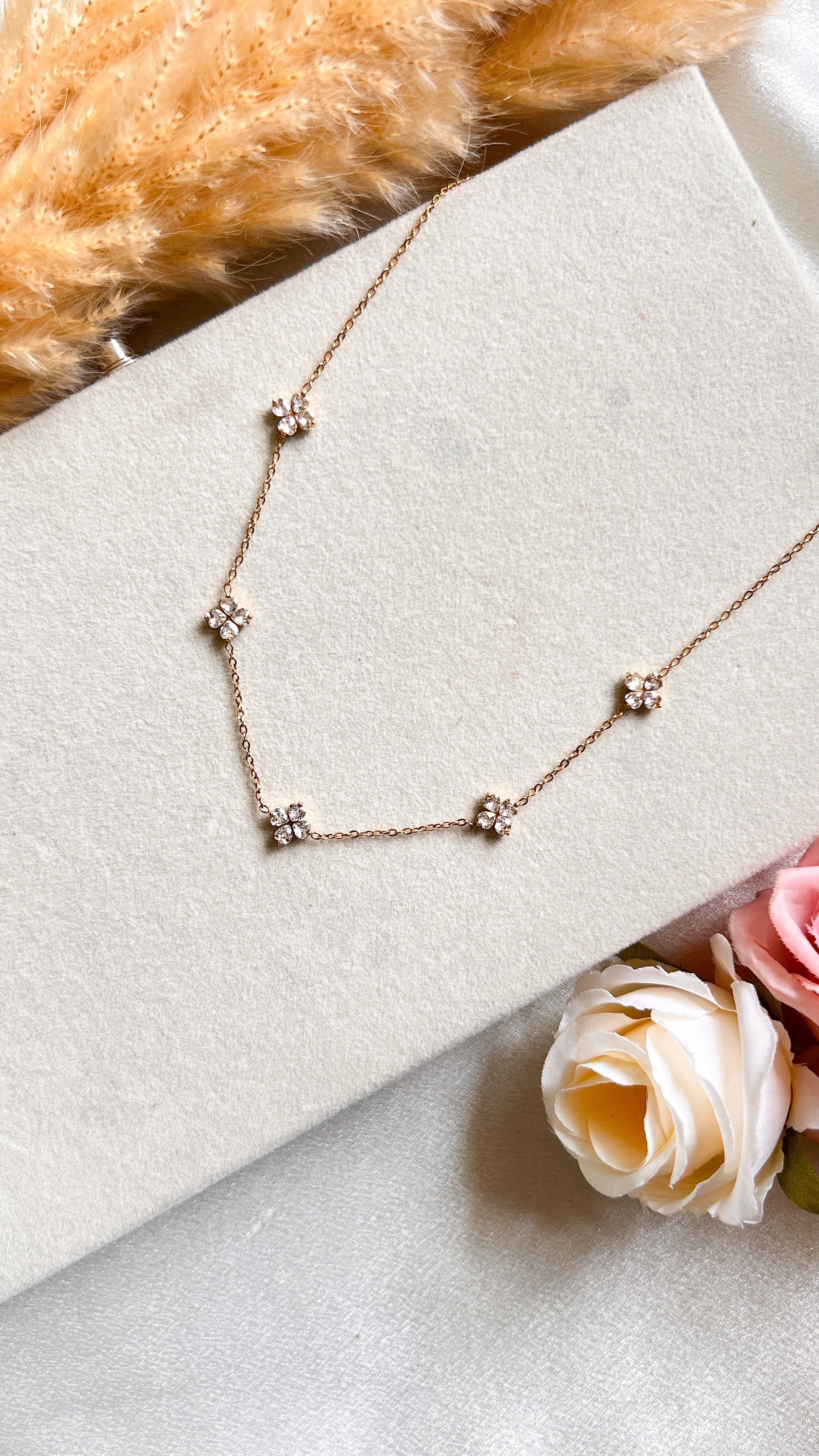 Floral Charm Necklace