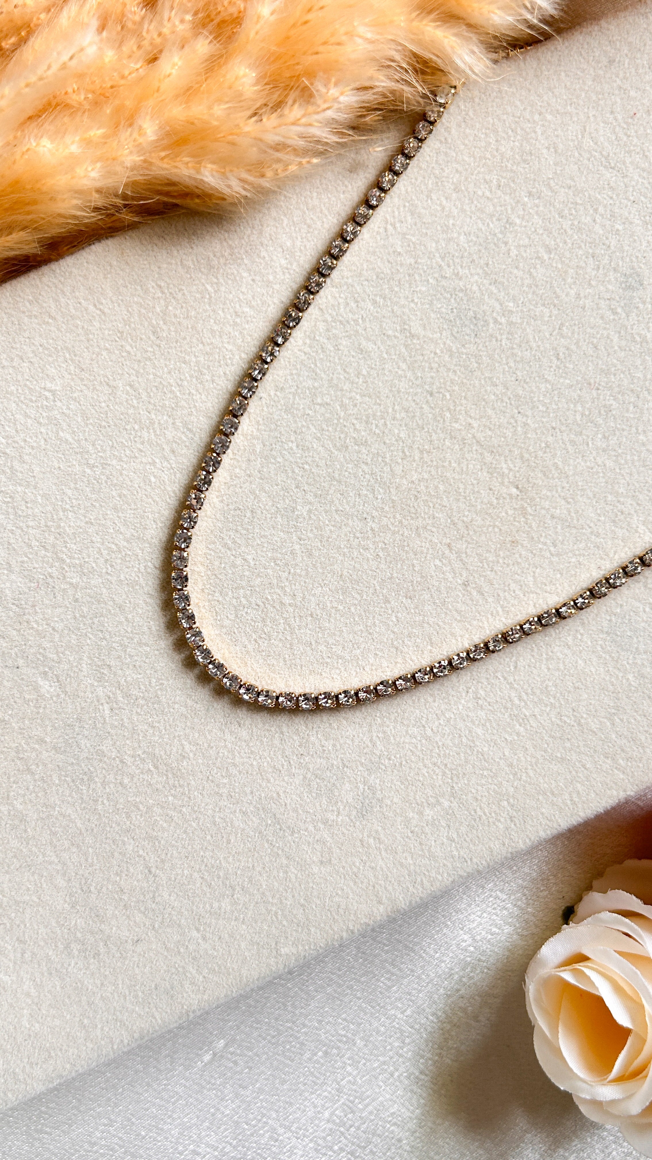 Linked Stone Necklace