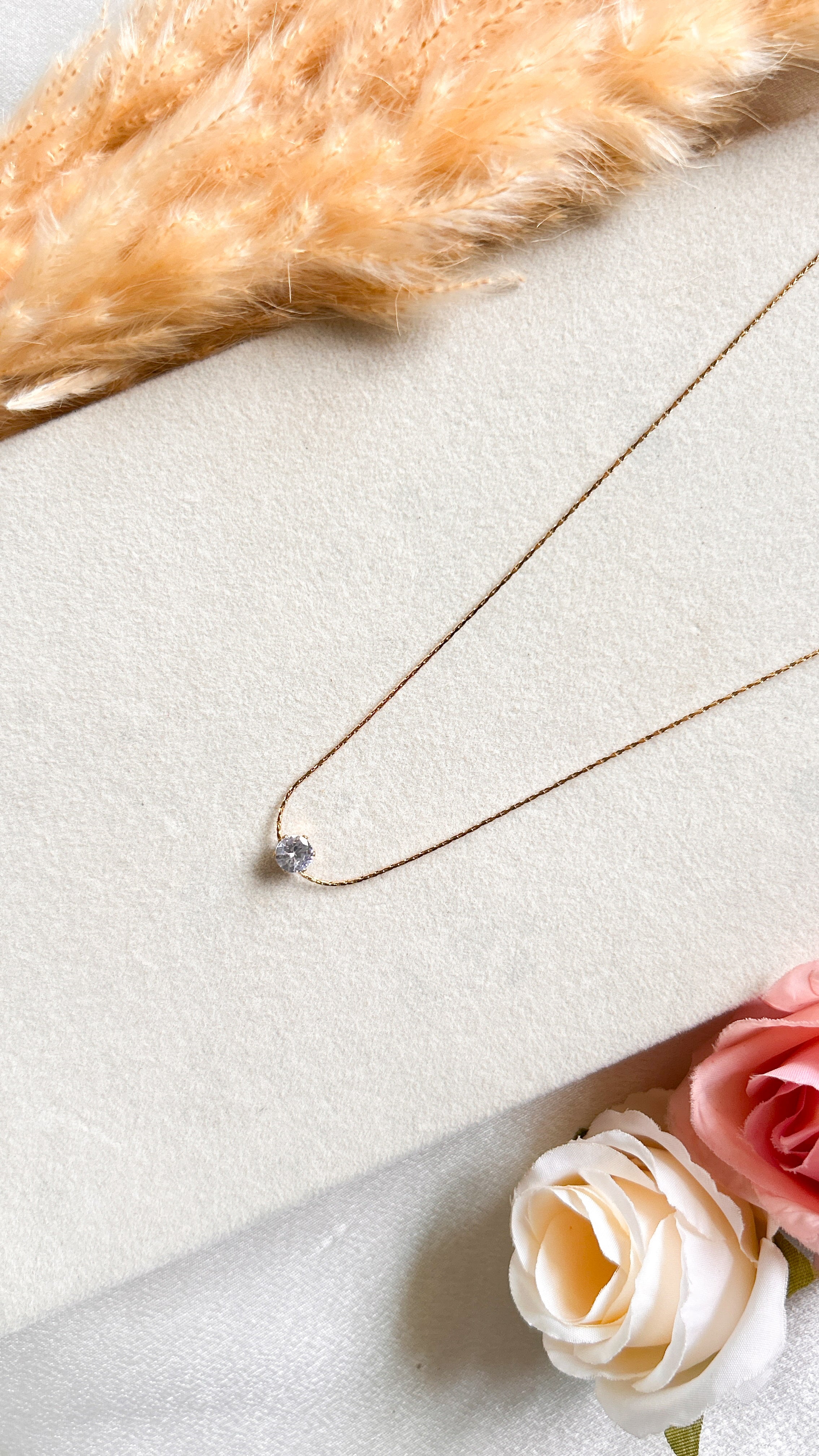 Single stone Necklace